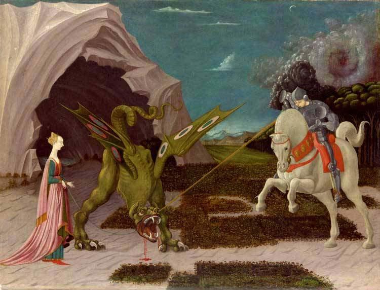 paolo uccello A gothicizing tendency of Uccello art is nowhere more apparent than in Saint George and the Dragon China oil painting art